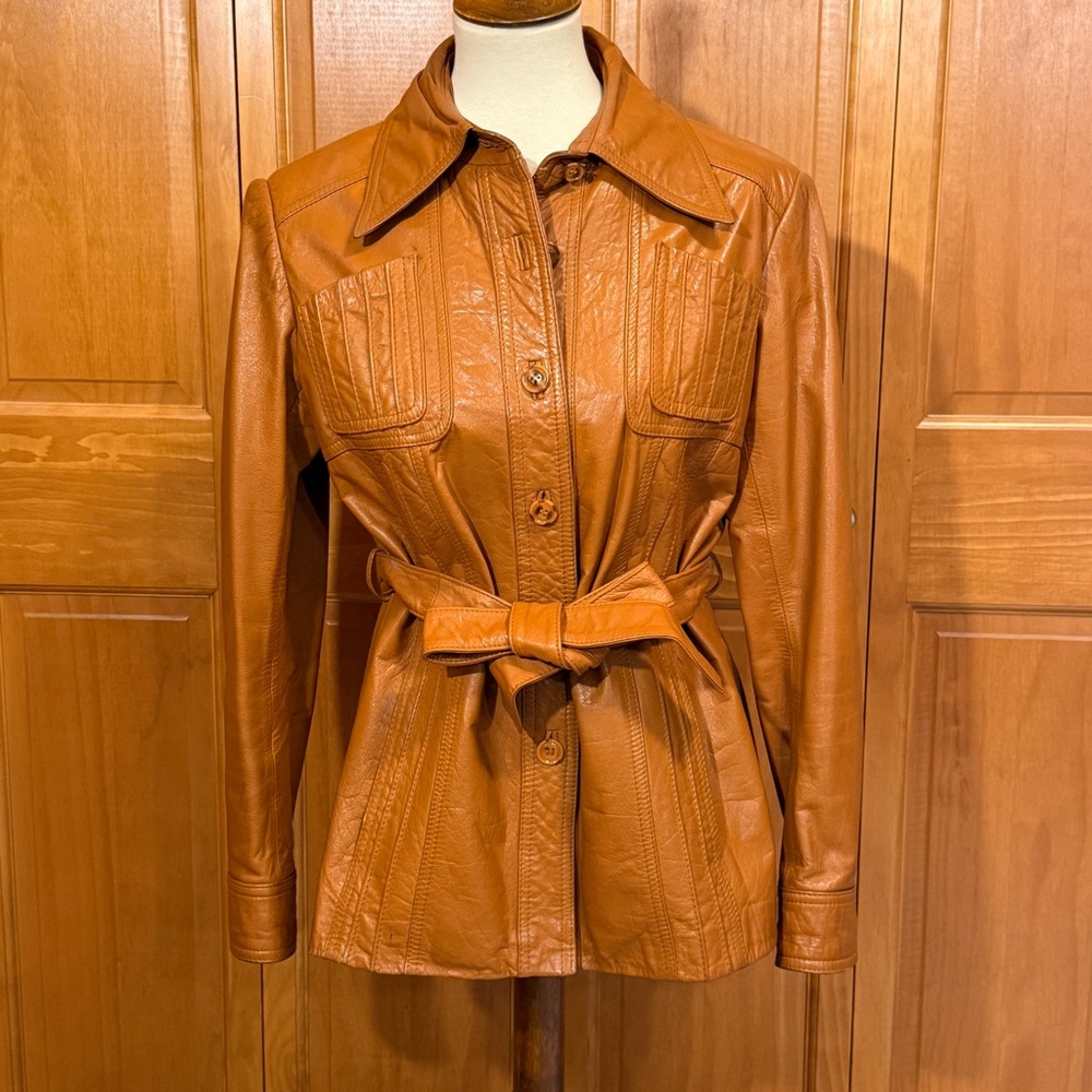 Ms. Pioneer Vintage 1970s Leather Jacket